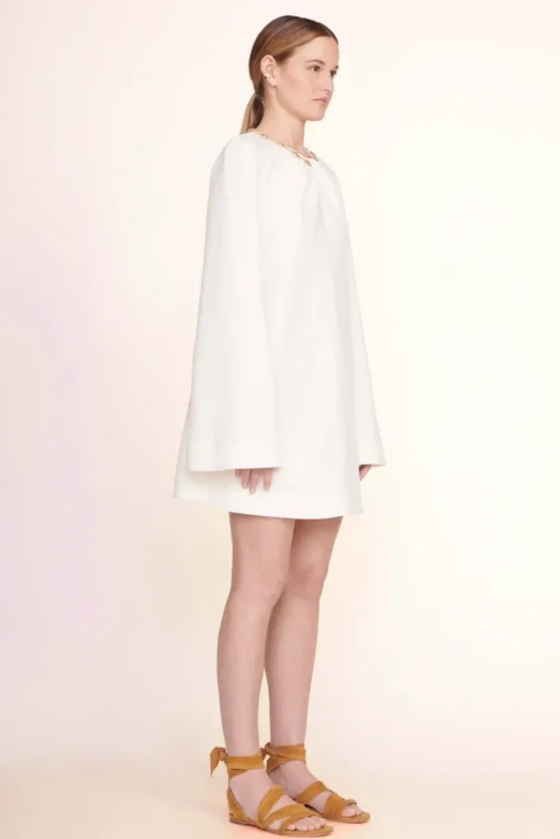 CLOTHING STAUD -AMANDA DRESS - IVORY