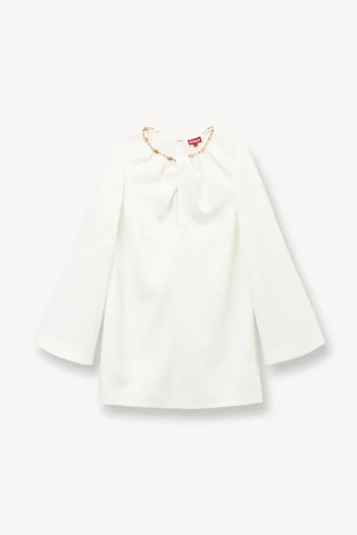 CLOTHING STAUD -AMANDA DRESS - IVORY