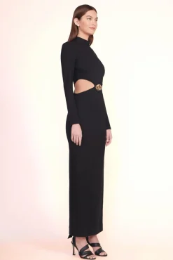 CLOTHING STAUD -ARLETTE DRESS - BLACK