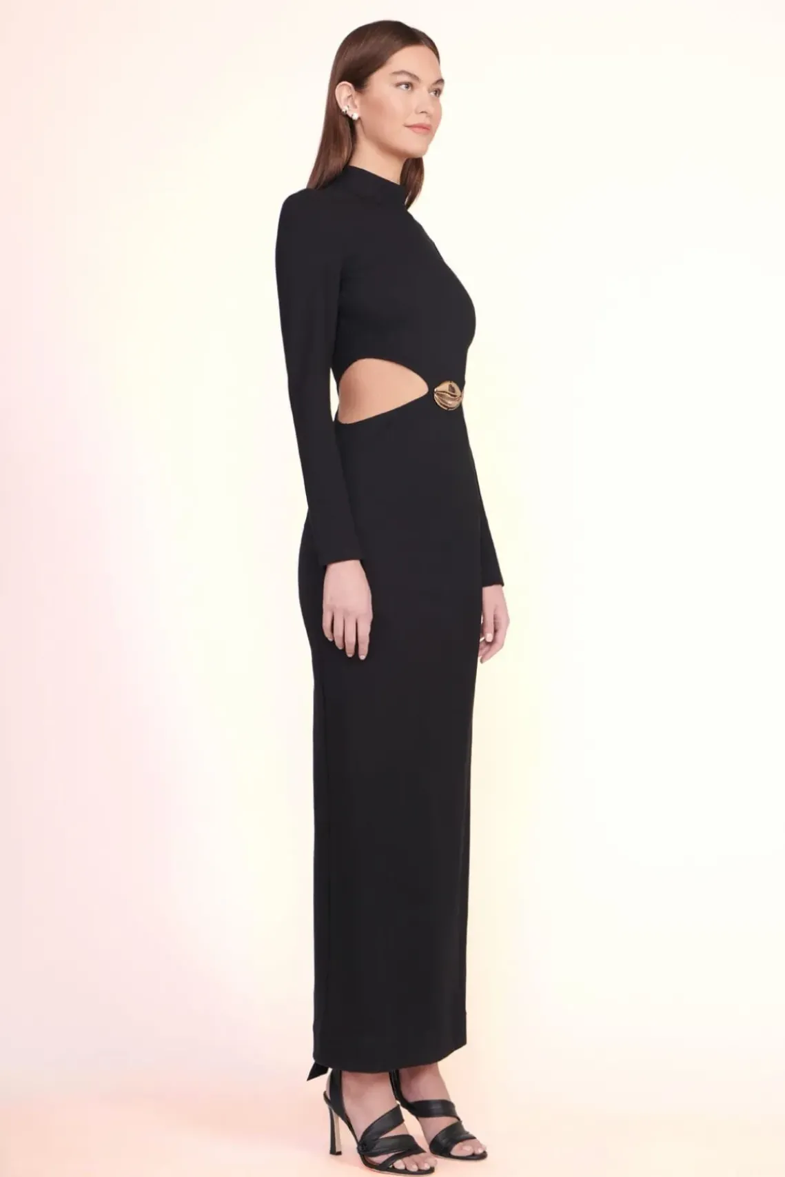 CLOTHING STAUD -ARLETTE DRESS - BLACK