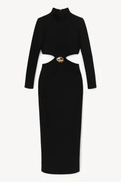 CLOTHING STAUD -ARLETTE DRESS - BLACK