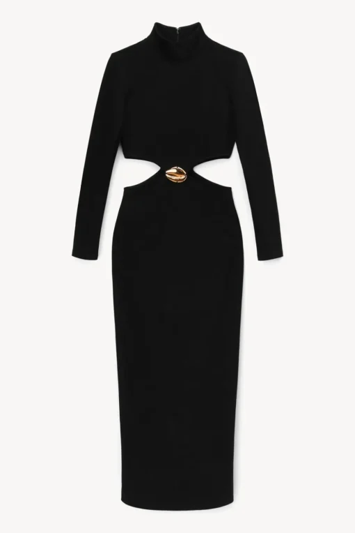 CLOTHING STAUD -ARLETTE DRESS - BLACK