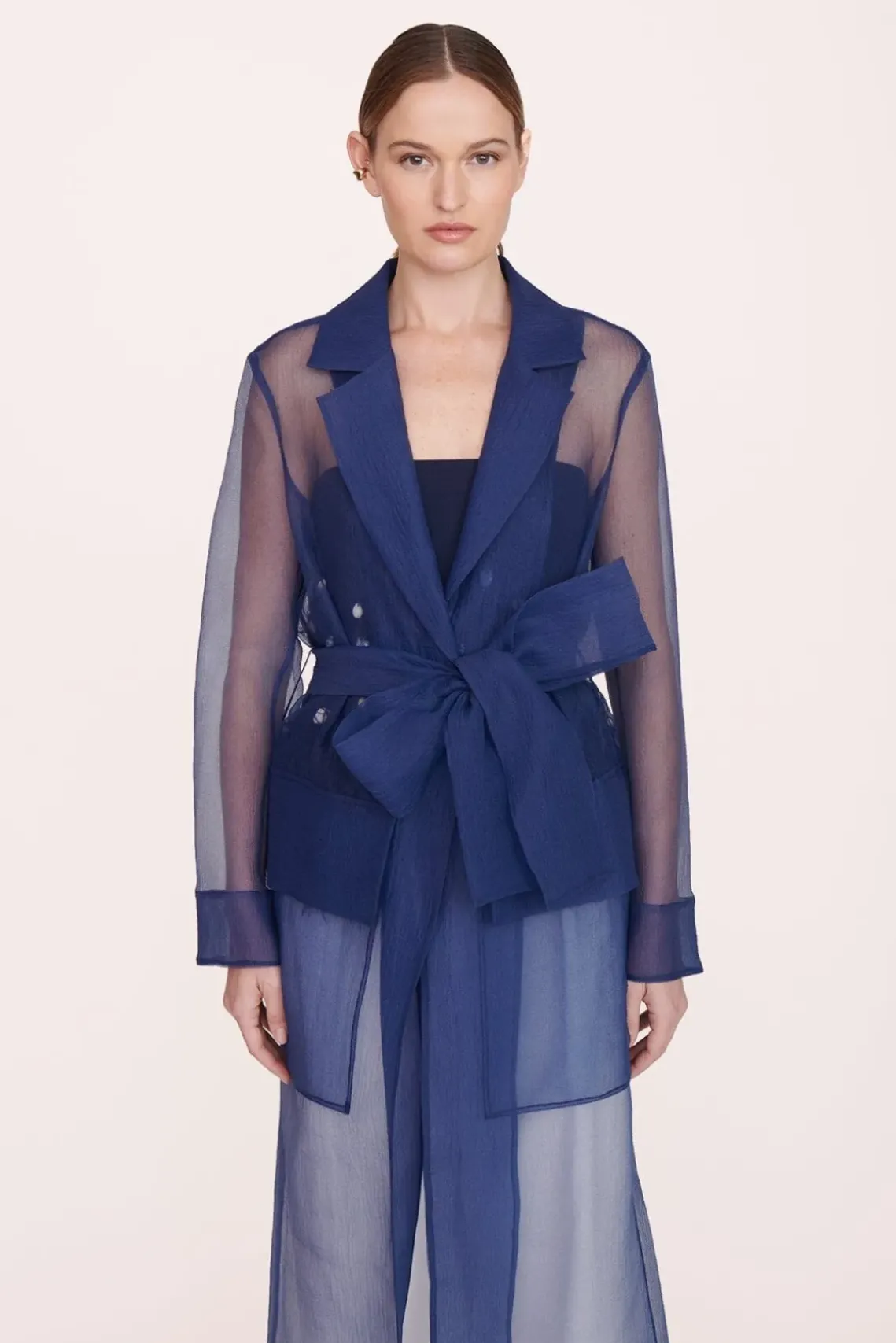 CLOTHING STAUD -ASHLEY COAT - NAVY