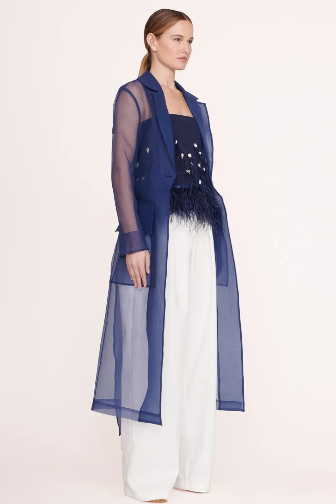 CLOTHING STAUD -ASHLEY COAT - NAVY