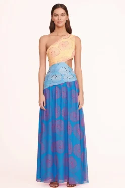 BRIDE STAUD Occasion Dresses-ASHLYN DRESS - MULTI WHIRLPOOL