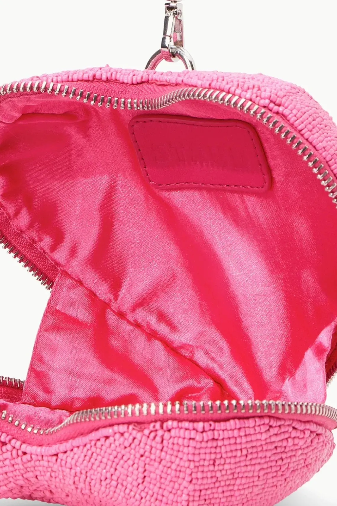 HANDBAGS STAUD -BEADED HEART CLUTCH - BLOSSOM