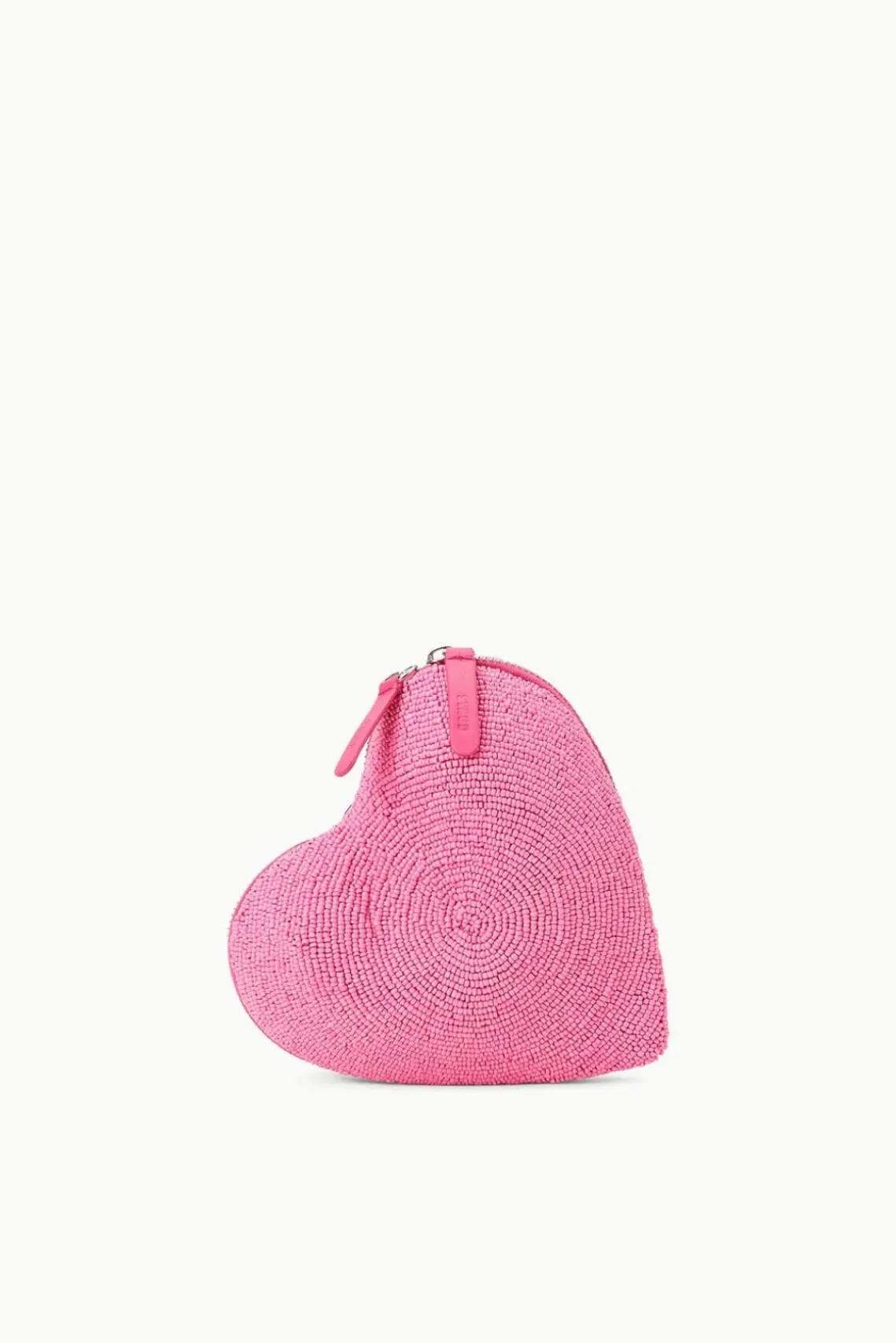 BRIDE STAUD Bridal Accessories-BEADED HEART CLUTCH - BLOSSOM