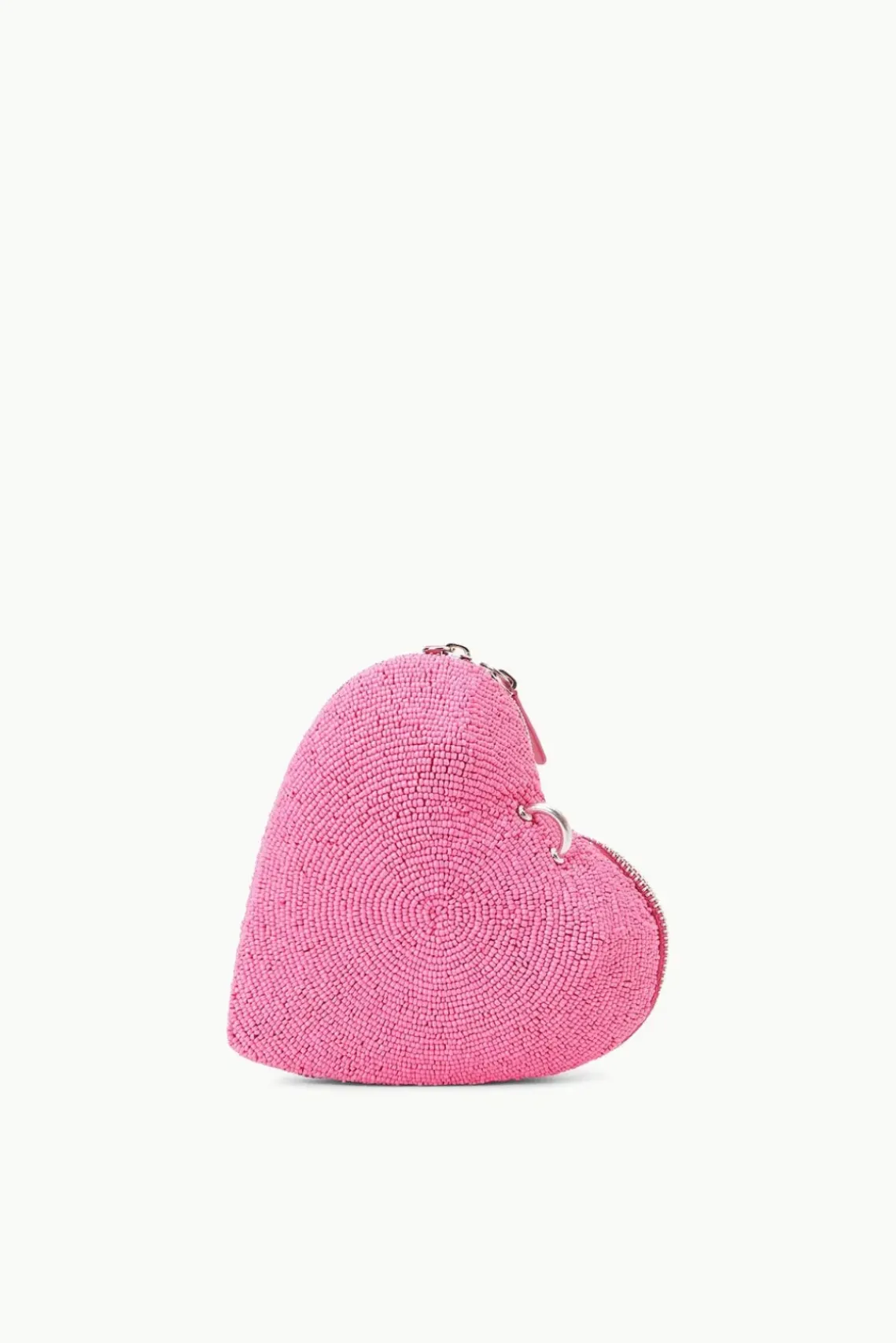 BRIDE STAUD Bridal Accessories-BEADED HEART CLUTCH - BLOSSOM