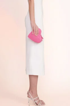 BRIDE STAUD Bridal Accessories-BEADED HEART CLUTCH - BLOSSOM