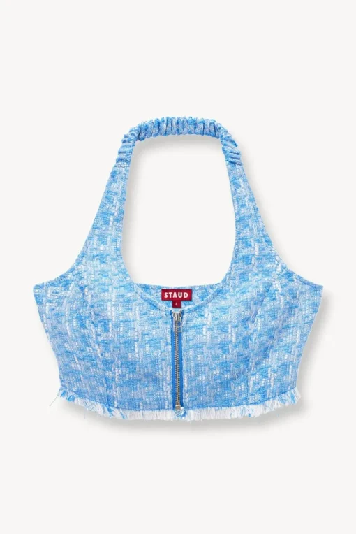 CLOTHING STAUD -BECCA TOP - PACIFIC