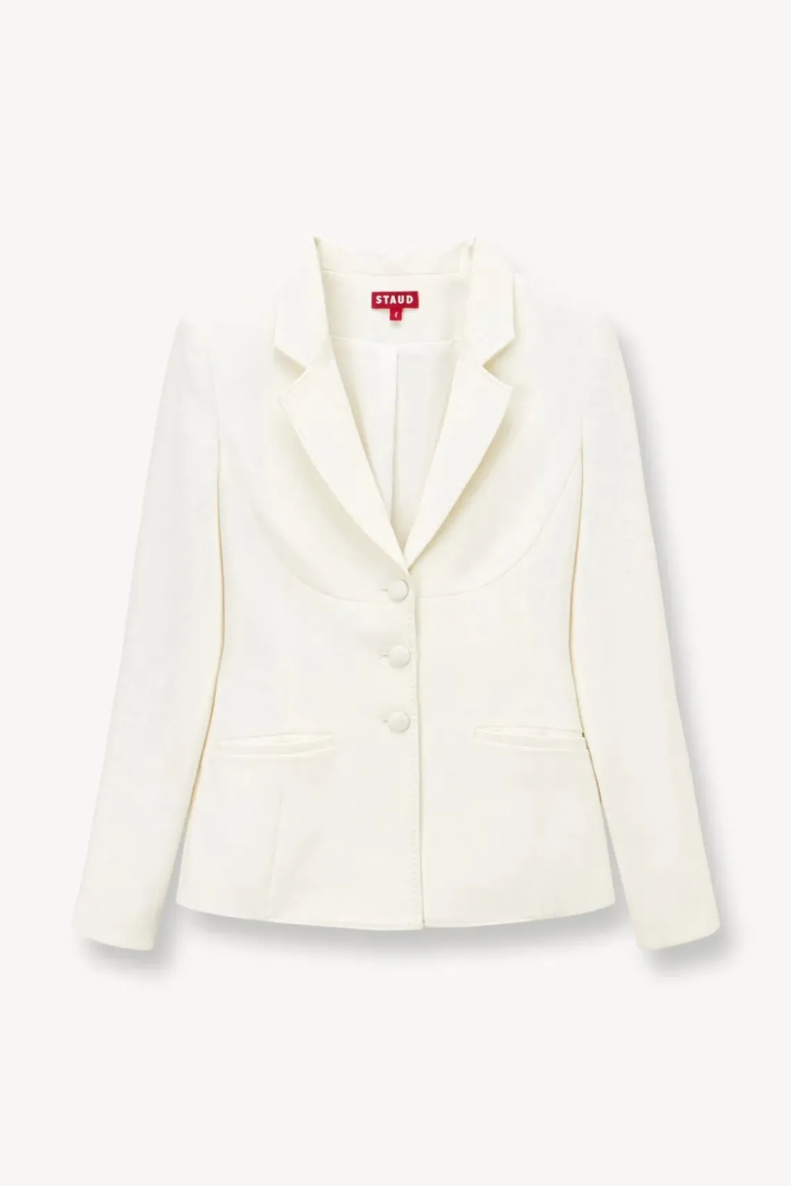 CLOTHING STAUD -CARSON BLAZER - IVORY