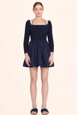 CLOTHING STAUD -CASSIDY DRESS - NAVY