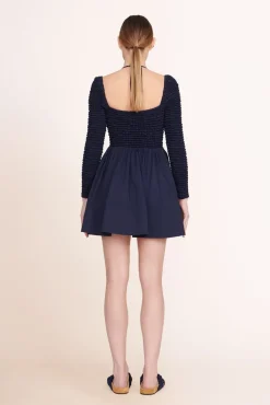 CLOTHING STAUD -CASSIDY DRESS - NAVY