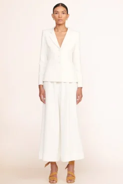 BRIDE STAUD Bridal Dresses-CROPPED CALEB PANT - IVORY