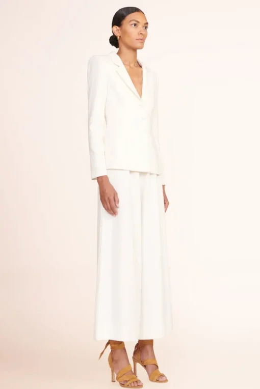 BRIDE STAUD Bridal Dresses-CROPPED CALEB PANT - IVORY