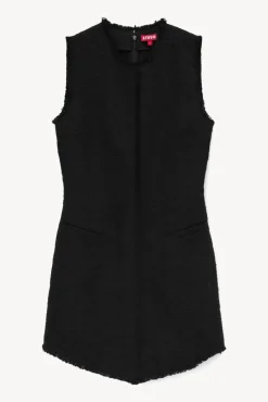 CLOTHING STAUD -CRYSTAL DRESS - BLACK