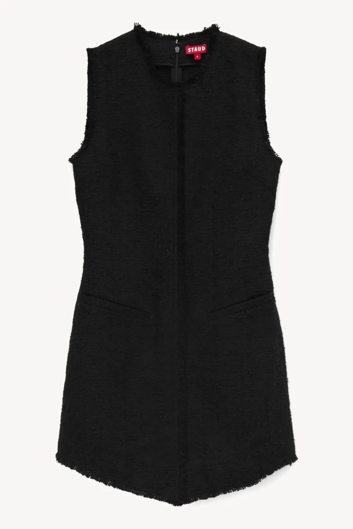 CLOTHING STAUD -CRYSTAL DRESS - BLACK