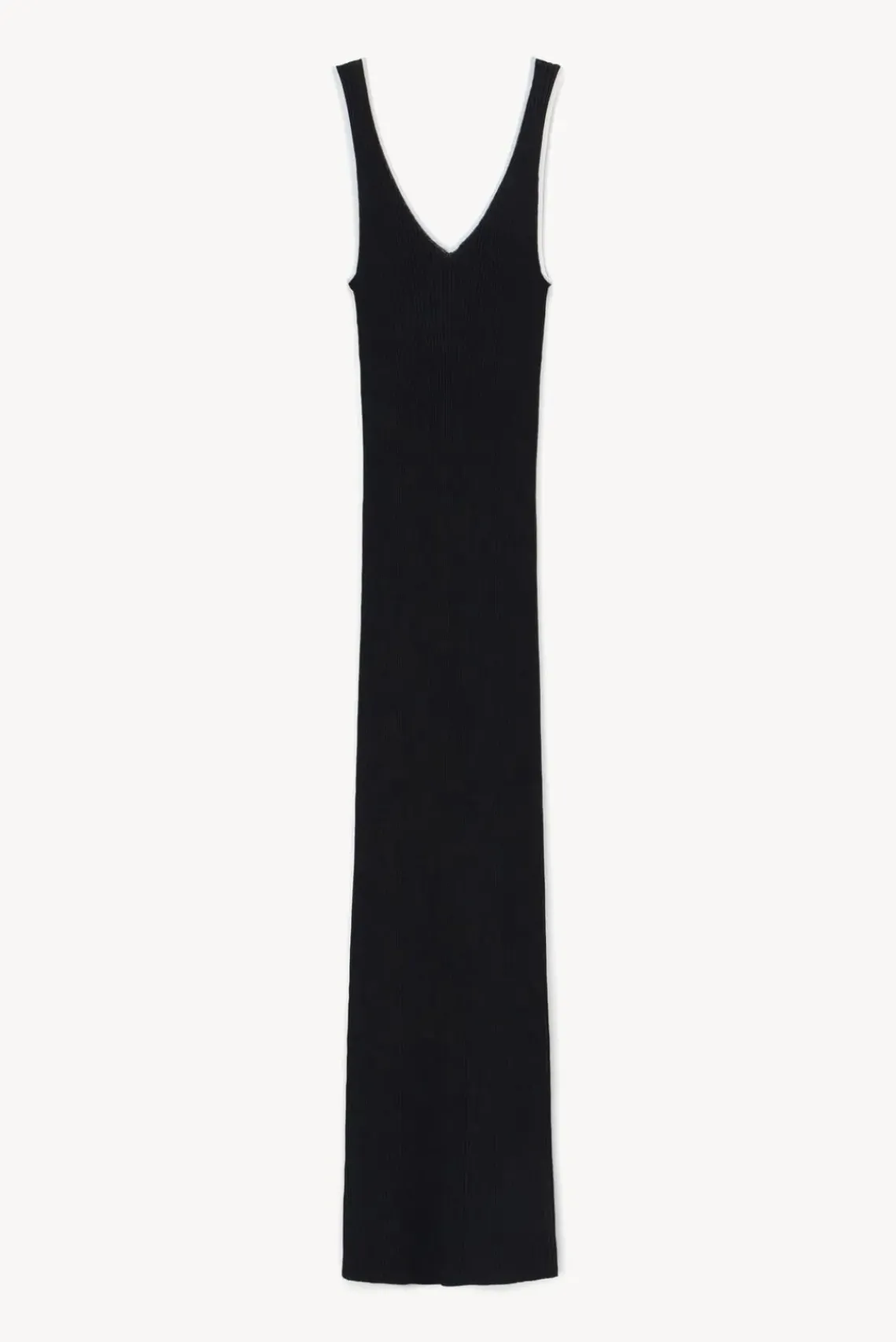 CLOTHING STAUD -DANA DRESS BLACK - BLACK WHITE