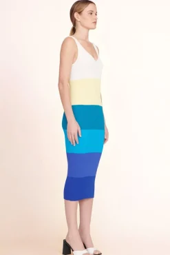 CLOTHING STAUD -DANA DRESS - PACIFIC STRIPE