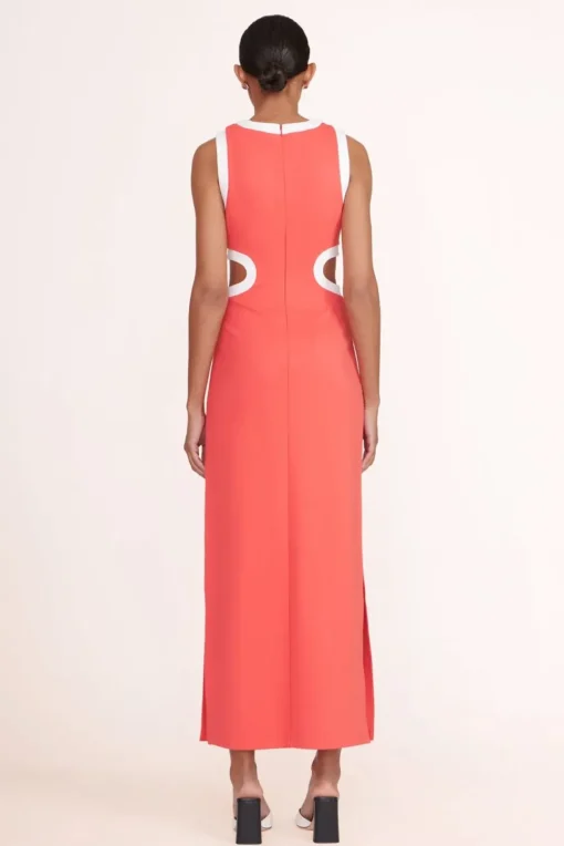 CLOTHING STAUD -DOLCE DRESS - HIBISCUS WHITE