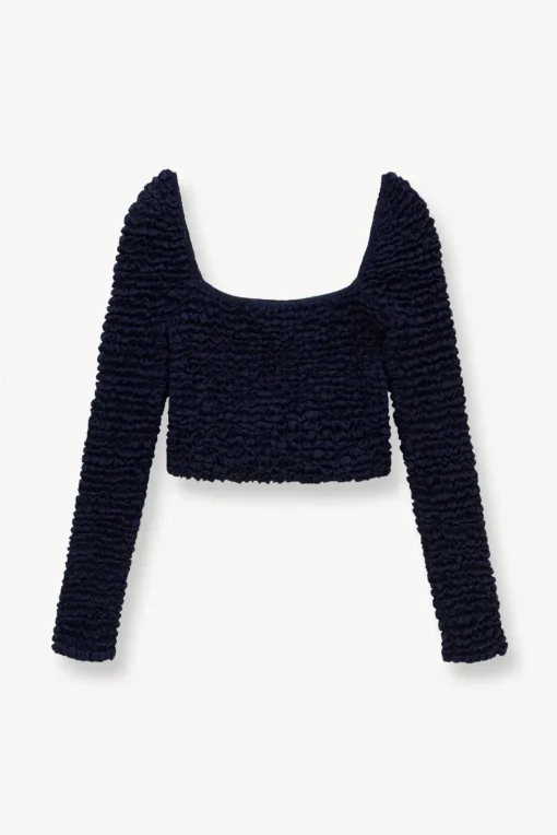 CLOTHING STAUD -ELEANORA TOP - NAVY