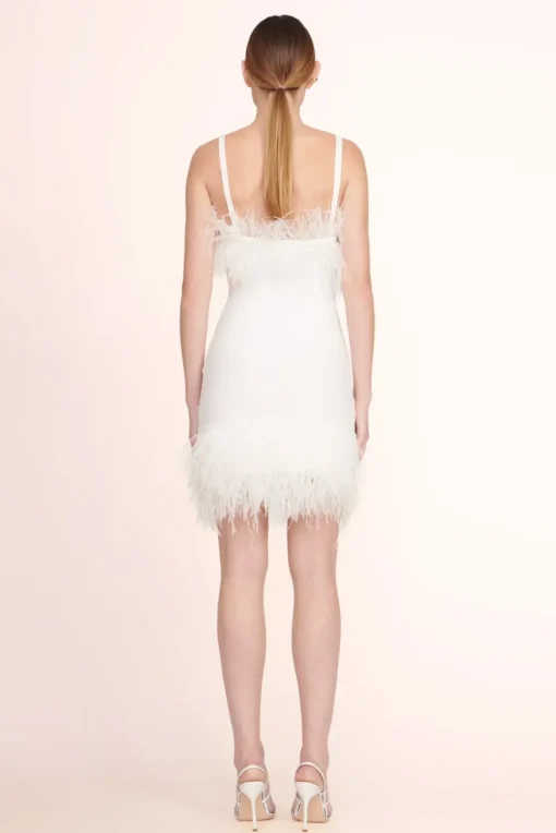 CLOTHING STAUD -ETTA DRESS - WHITE