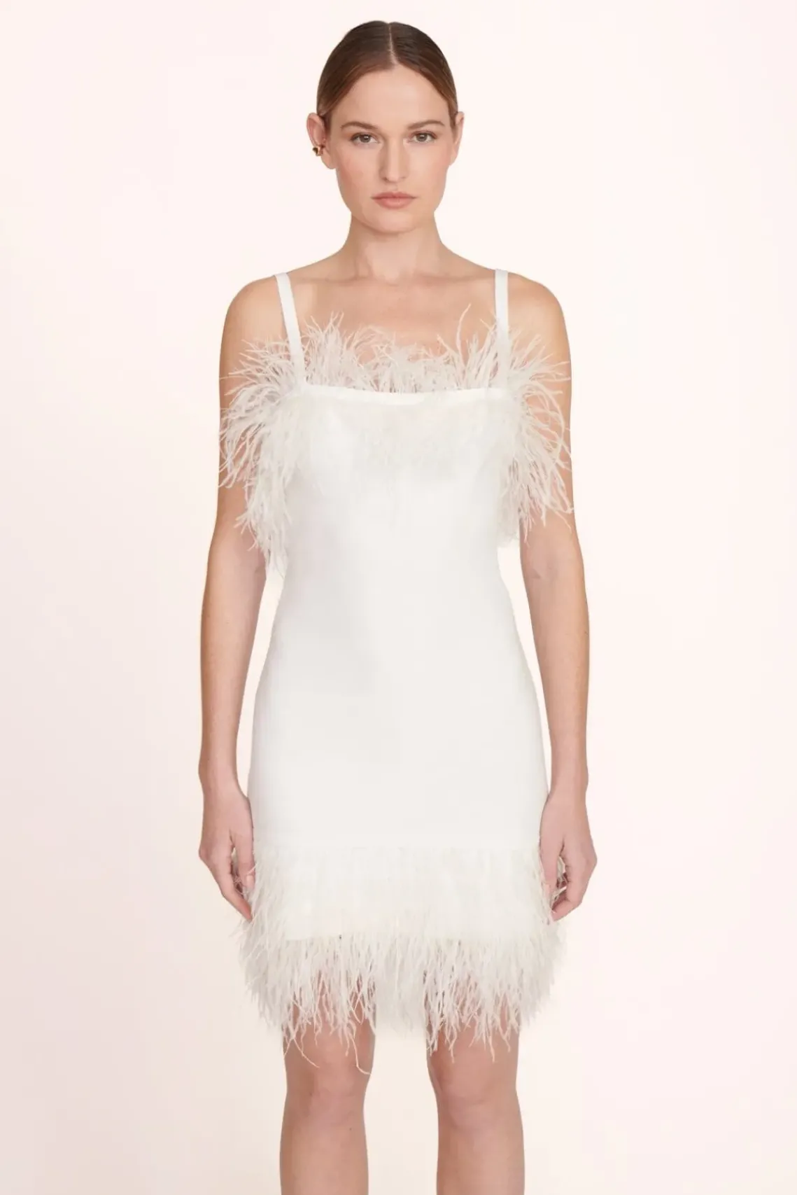 CLOTHING STAUD -ETTA DRESS - WHITE