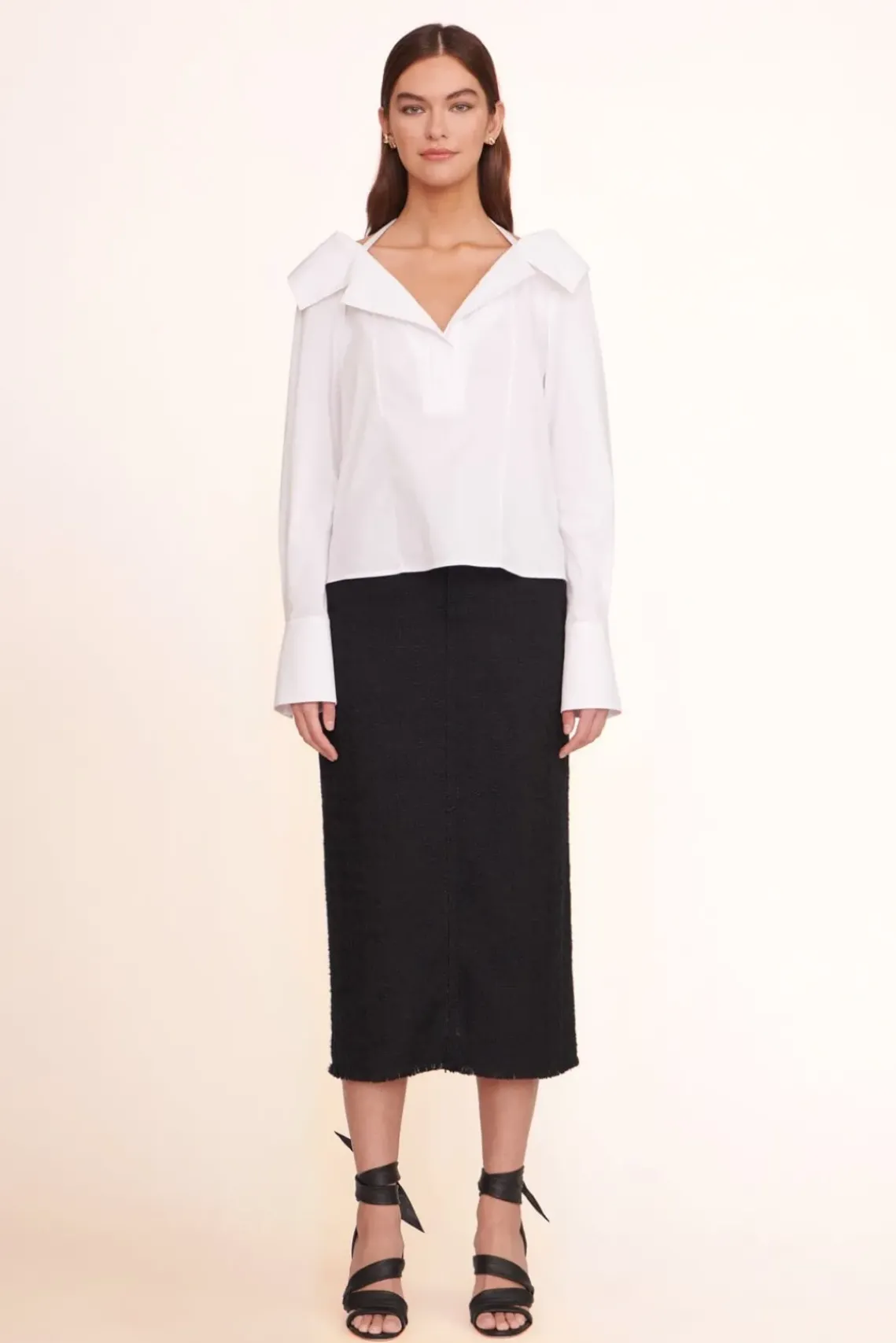 CLOTHING STAUD -FELICITY TOP - WHITE