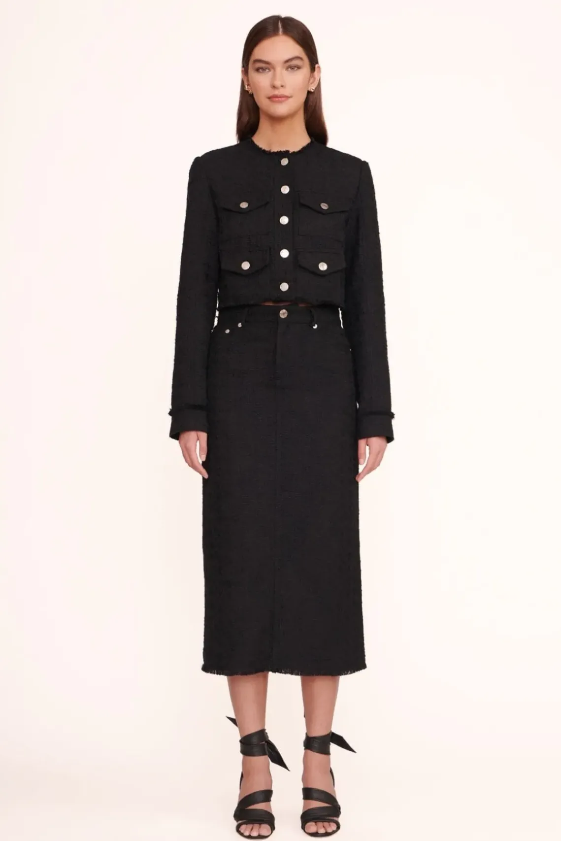 CLOTHING STAUD -GUINEVERE SKIRT - BLACK