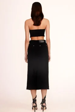 CLOTHING STAUD -GUINEVERE SKIRT - BLACK