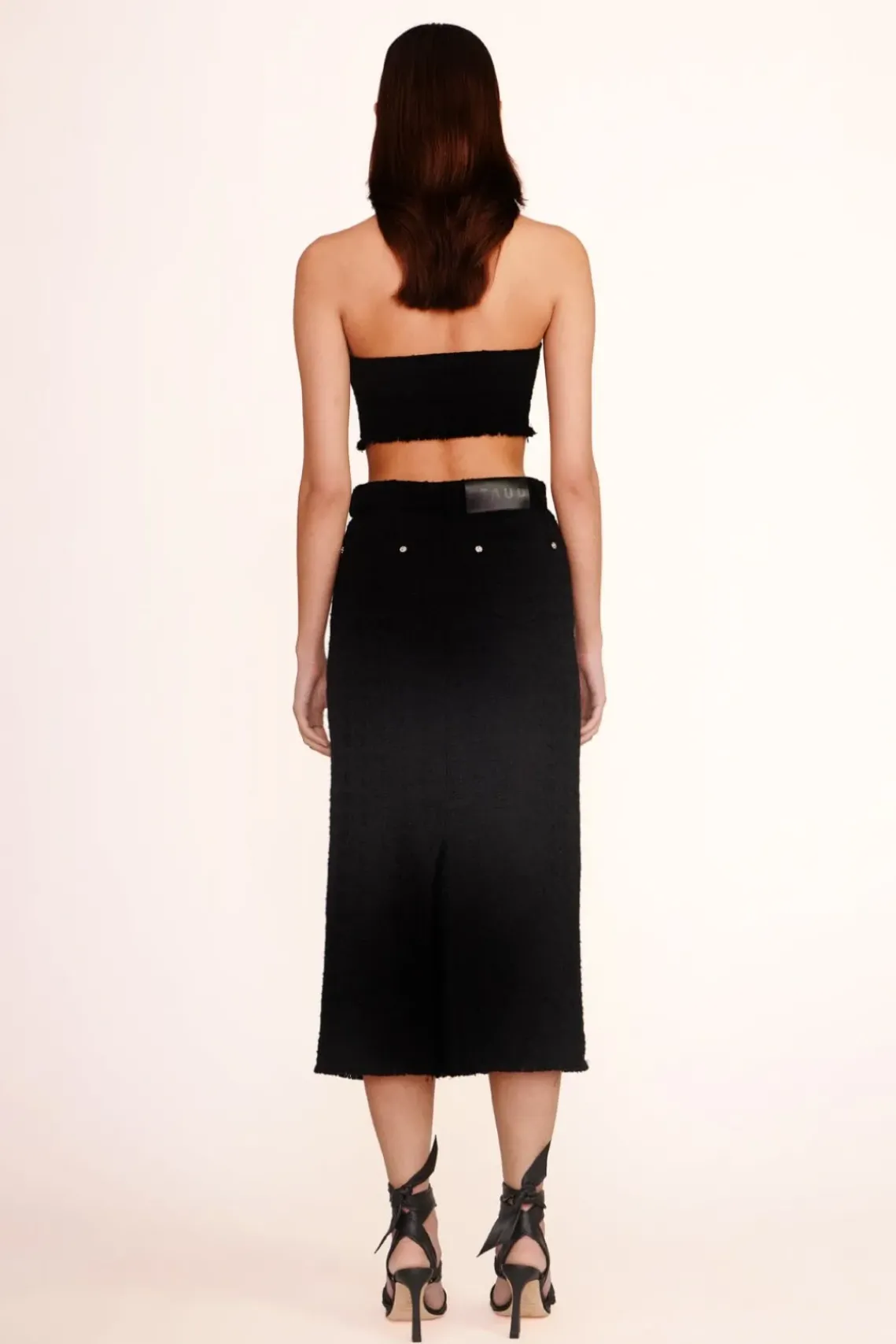 CLOTHING STAUD -GUINEVERE SKIRT - BLACK