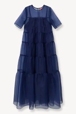 CLOTHING STAUD -HYACINTH DRESS - NAVY