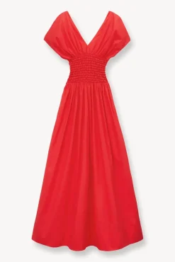 CLOTHING STAUD -JACKSON DRESS - HIBISCUS