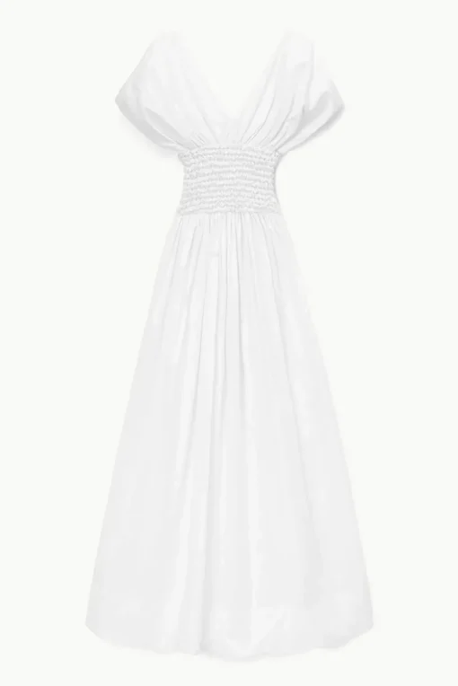 CLOTHING STAUD -JACKSON DRESS - WHITE