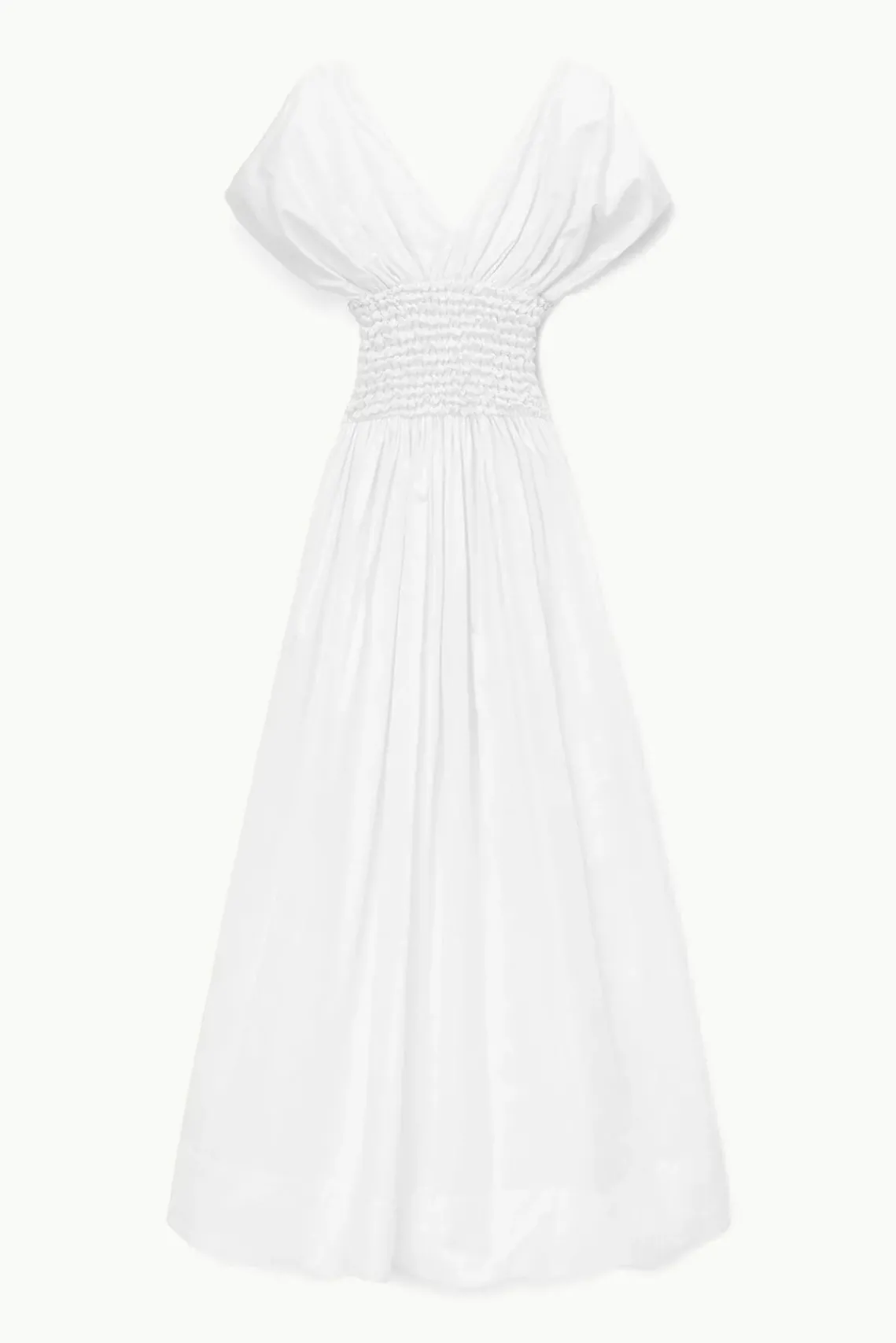 CLOTHING STAUD -JACKSON DRESS - WHITE