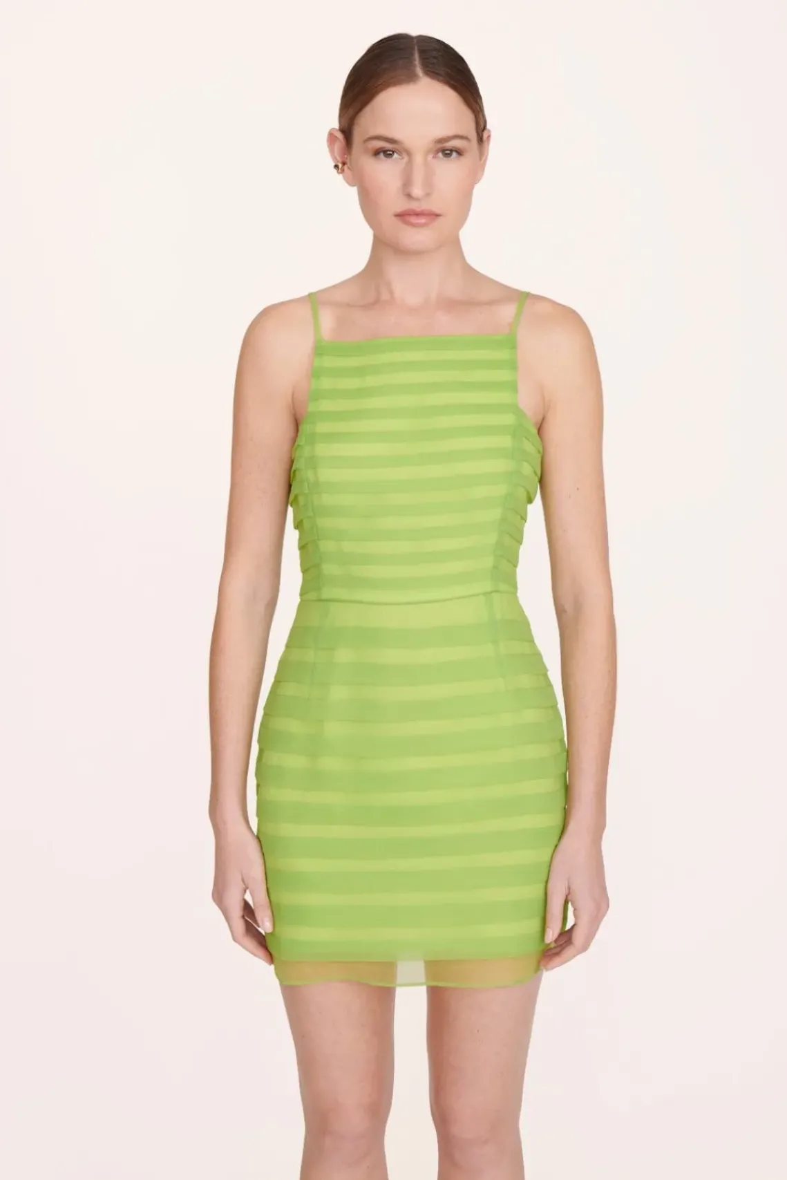CLOTHING STAUD -JACOB DRESS - KIWI