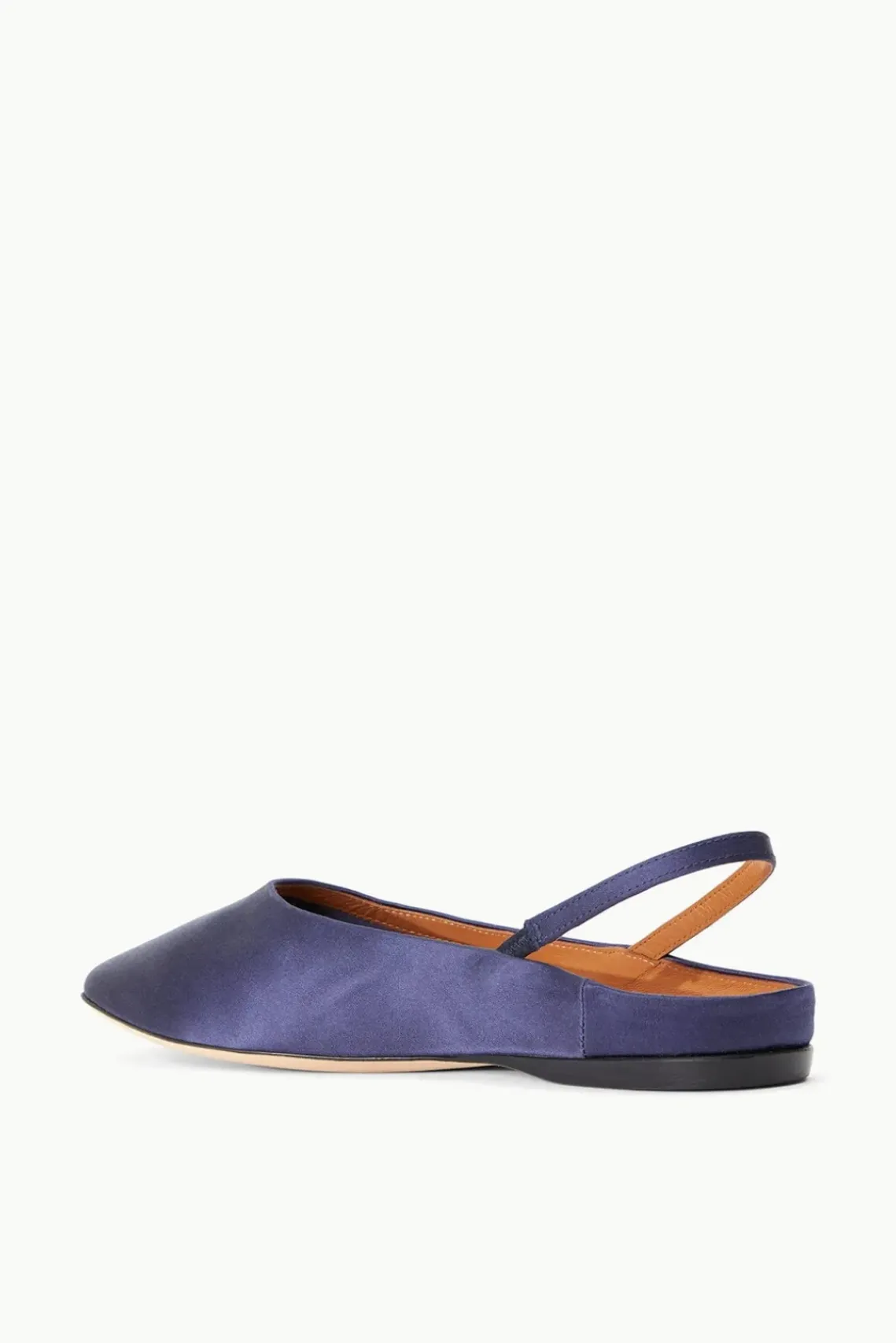 SHOES STAUD -JANINE MULE SATIN - NAVY