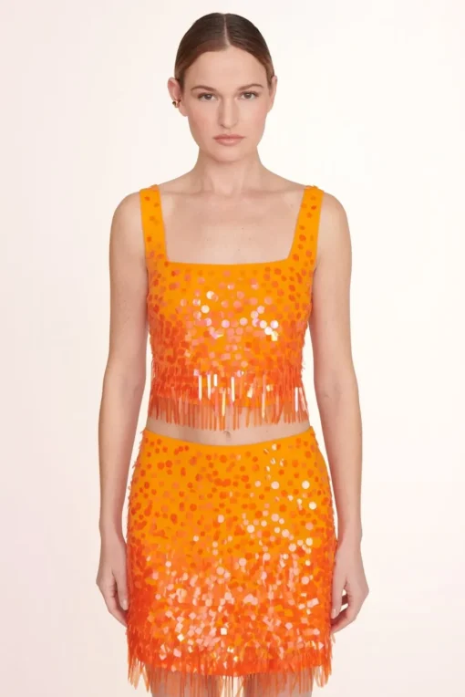BRIDE STAUD Occasion Dresses-JASMIN TOP - PAPAYA