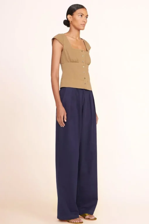 CLOTHING STAUD -JULIA TOP - ROSEMARY