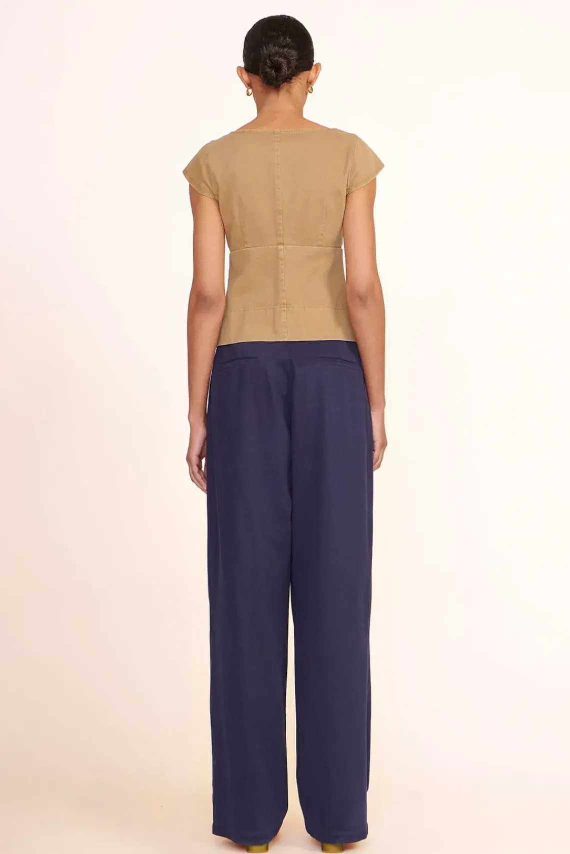 CLOTHING STAUD -JULIA TOP - ROSEMARY