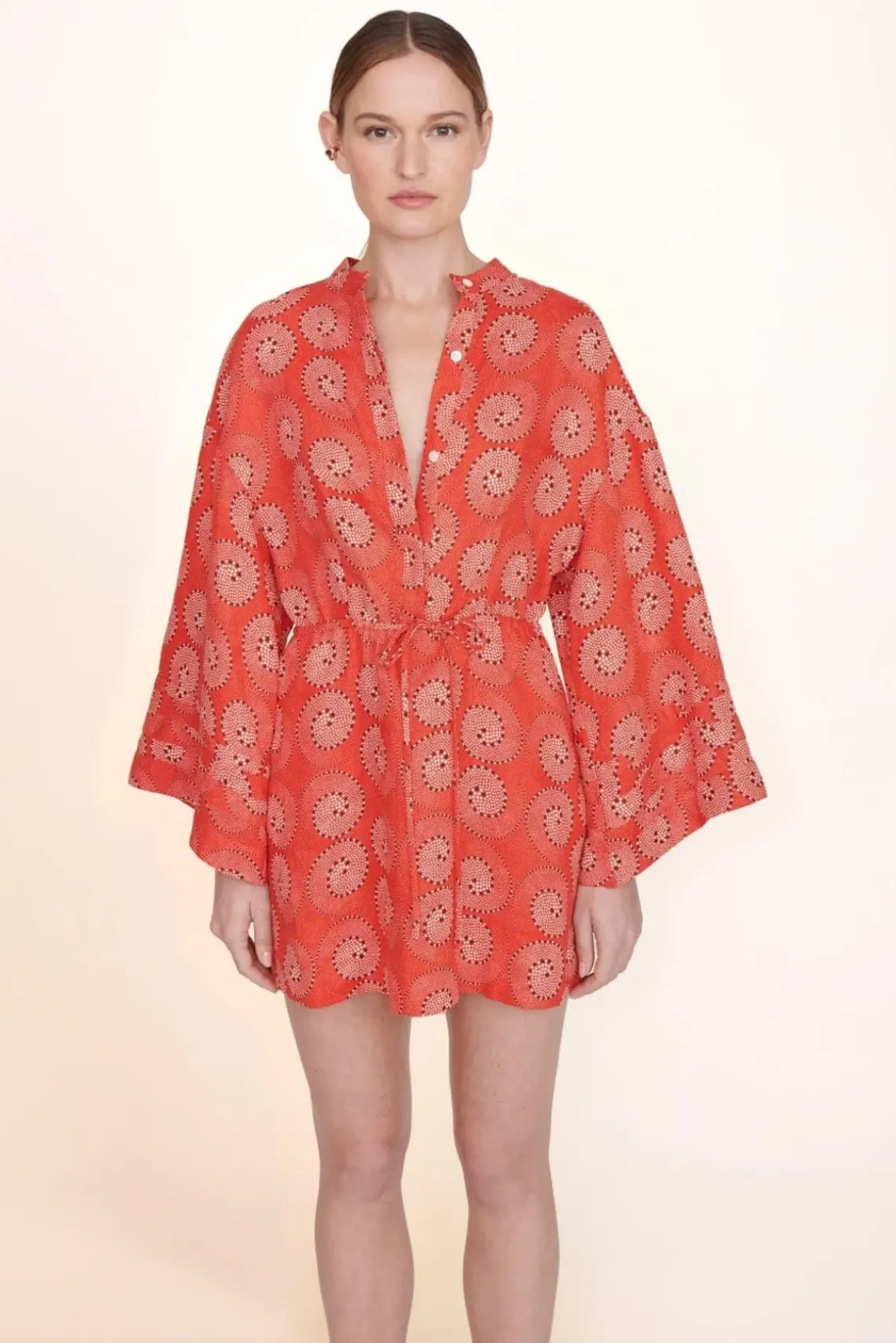 CLOTHING STAUD -KARLEE DRESS - HIBISCUS WHIRLPOOL