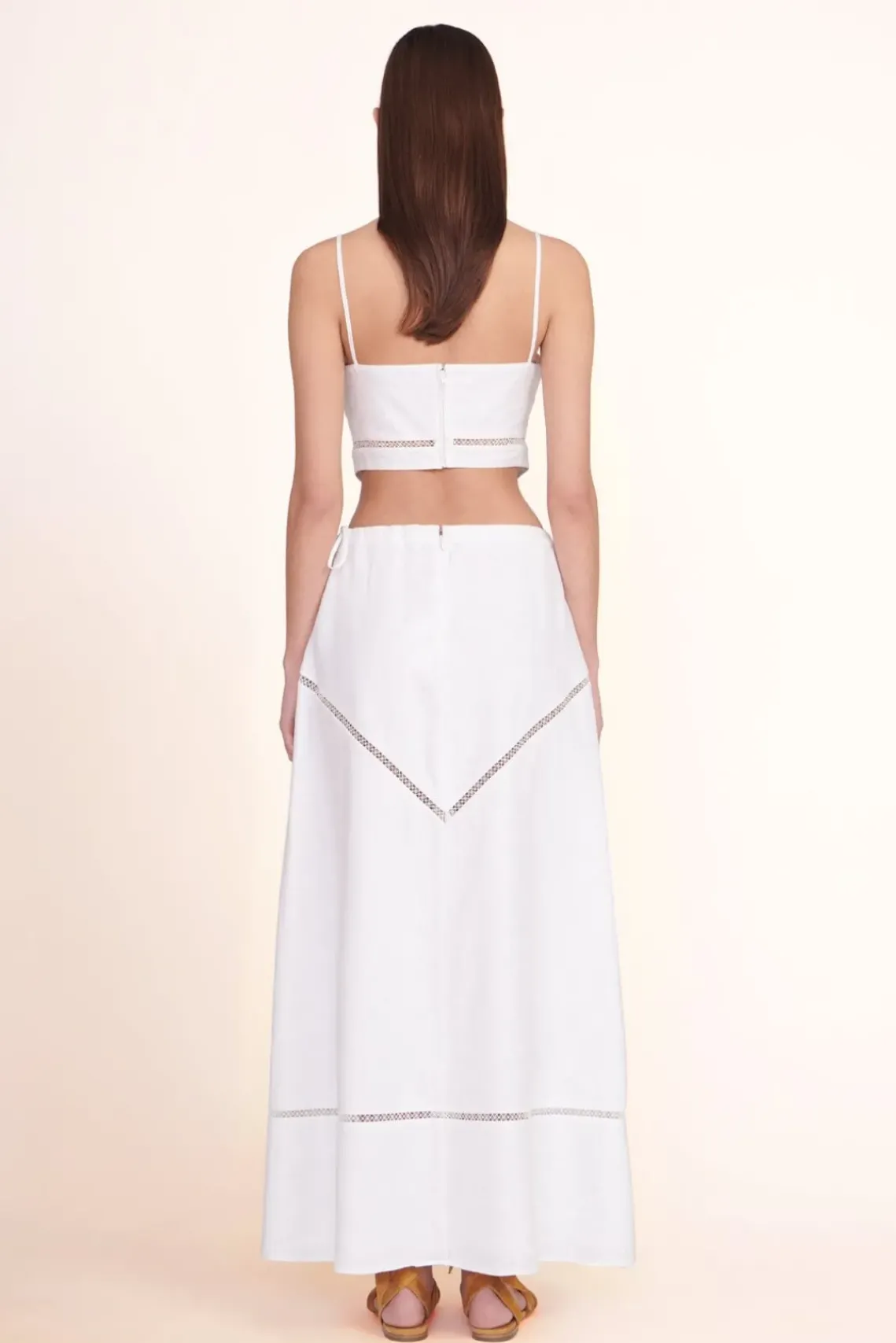 CLOTHING STAUD -KATHLEEN SKIRT - WHITE