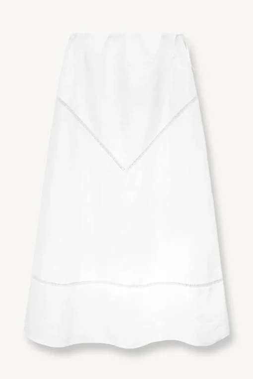 CLOTHING STAUD -KATHLEEN SKIRT - WHITE