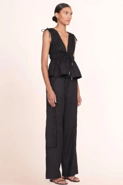 CLOTHING STAUD -KENDRA TOP - BLACK