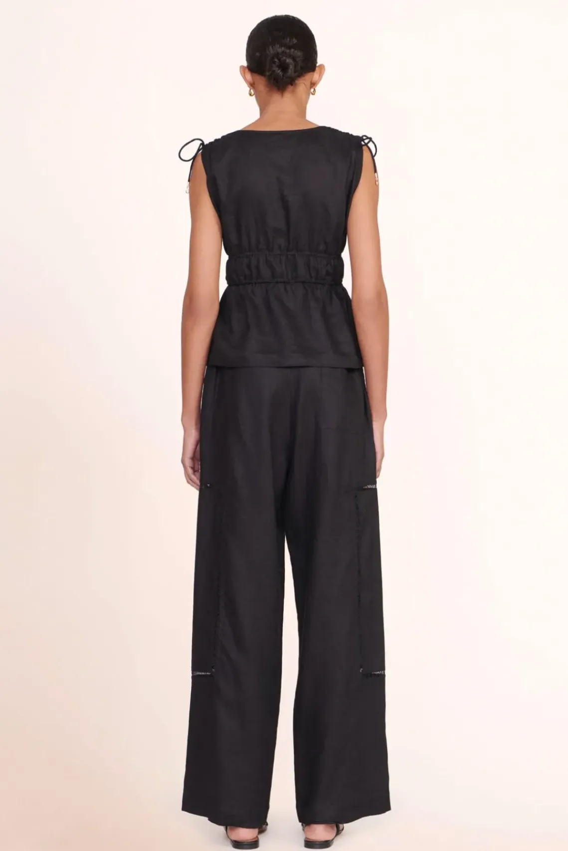 CLOTHING STAUD -KENDRA TOP - BLACK