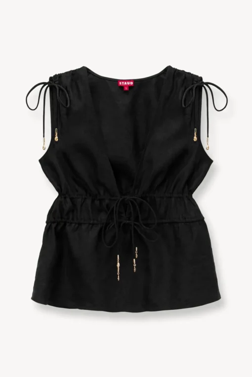 CLOTHING STAUD -KENDRA TOP - BLACK