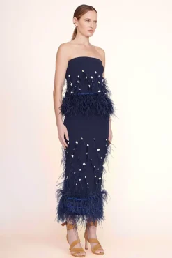 CLOTHING STAUD -KRISTEN TOP - NAVY