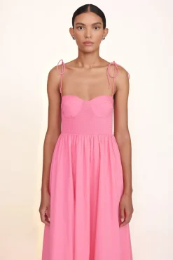 CLOTHING STAUD -LANDRY DRESS - PLUMERIA