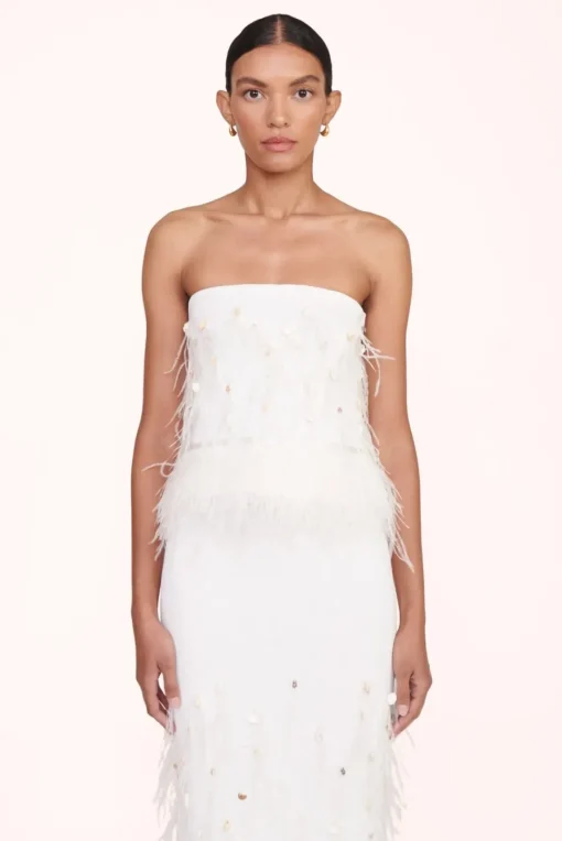 CLOTHING STAUD -MAKAYLA SKIRT - IVORY
