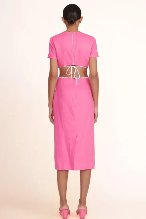CLOTHING STAUD -MATTEO DRESS - BLOSSOM WHITE